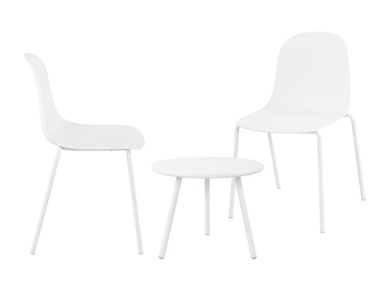 Ensemble de jardin - Table + 2 Chaises - Berdin