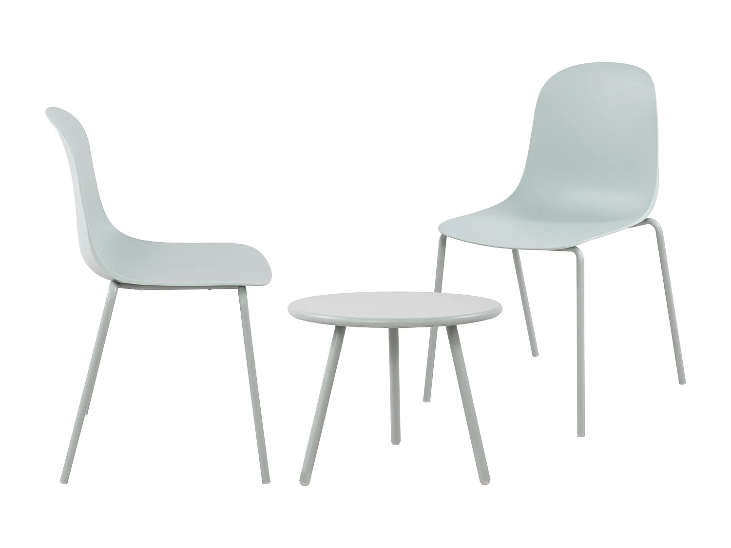 Ensemble de jardin - Table + 2 Chaises - Berdin