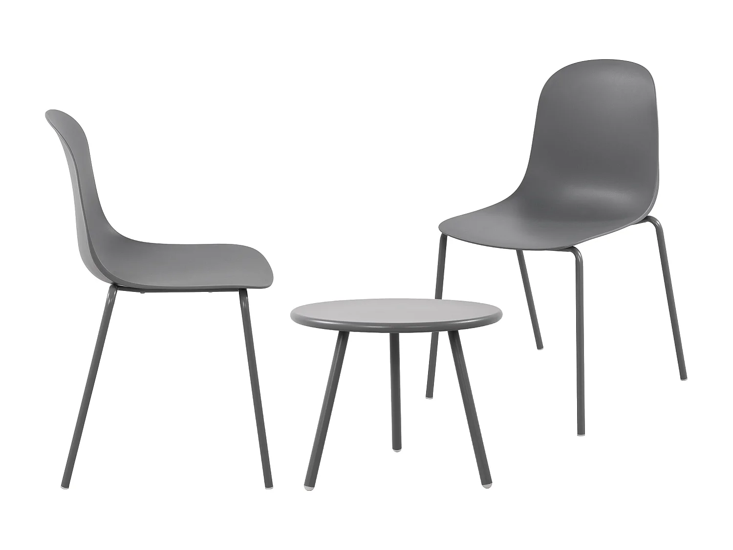 Ensemble de jardin - Table + 2 Chaises - Berdin