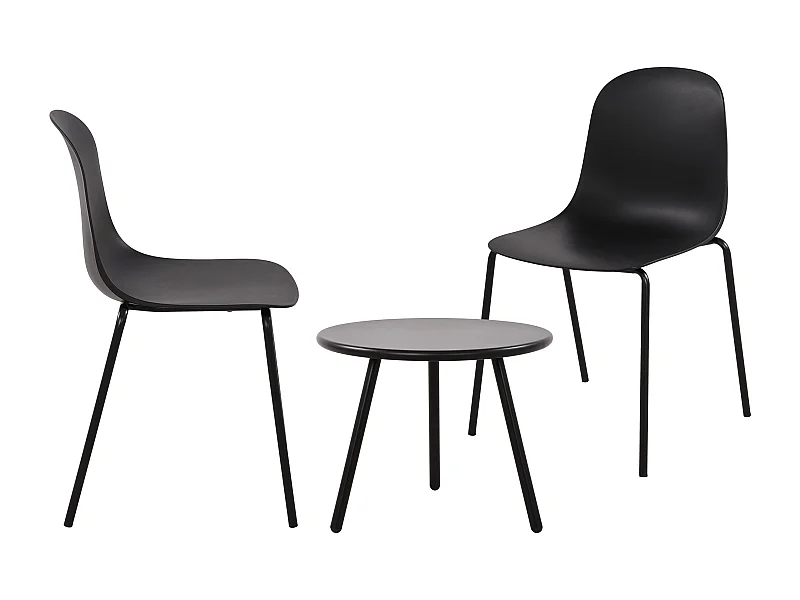 Ensemble de jardin - Table + 2 Chaises - Berdin