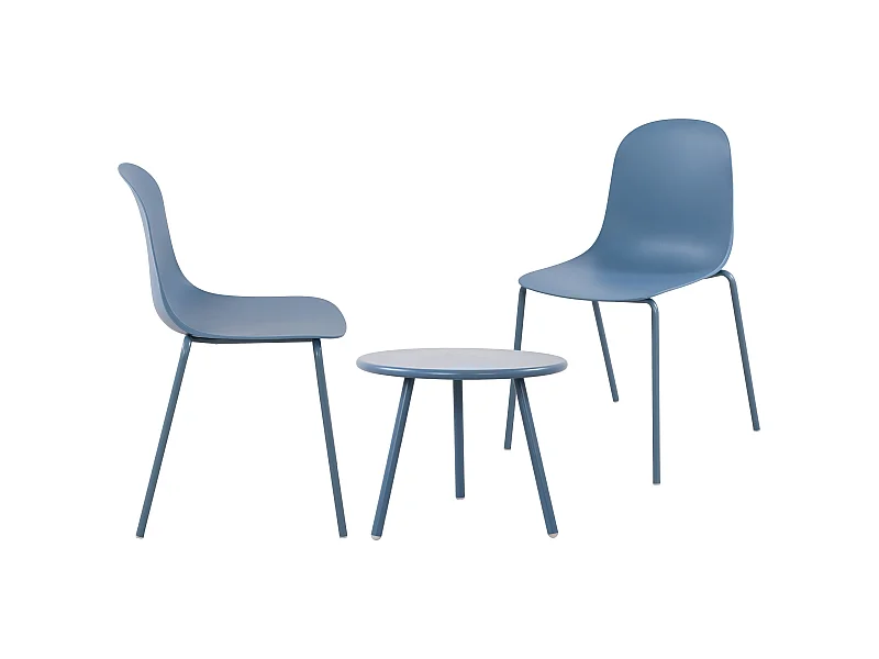 Ensemble de jardin - Table + 2 Chaises - Berdin