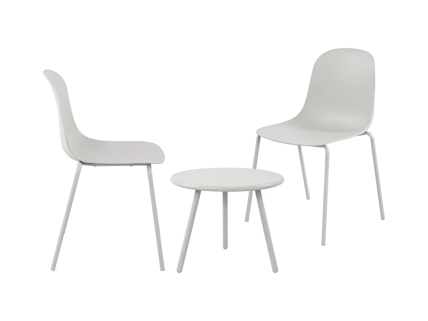 Ensemble de jardin - Table + 2 Chaises - Berdin