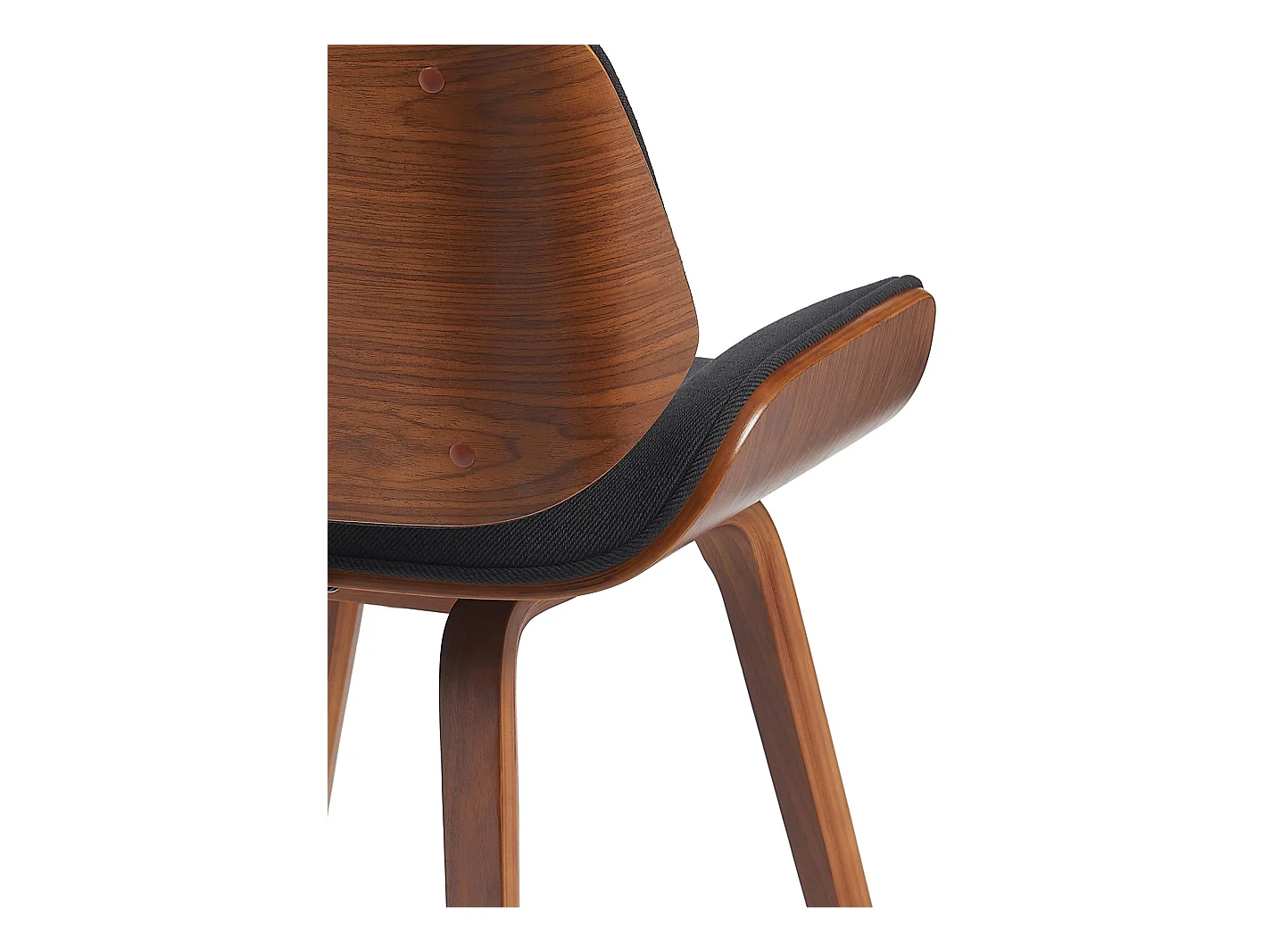 Chaise de conférence - Tissu - Noyer / Noir - Beverley