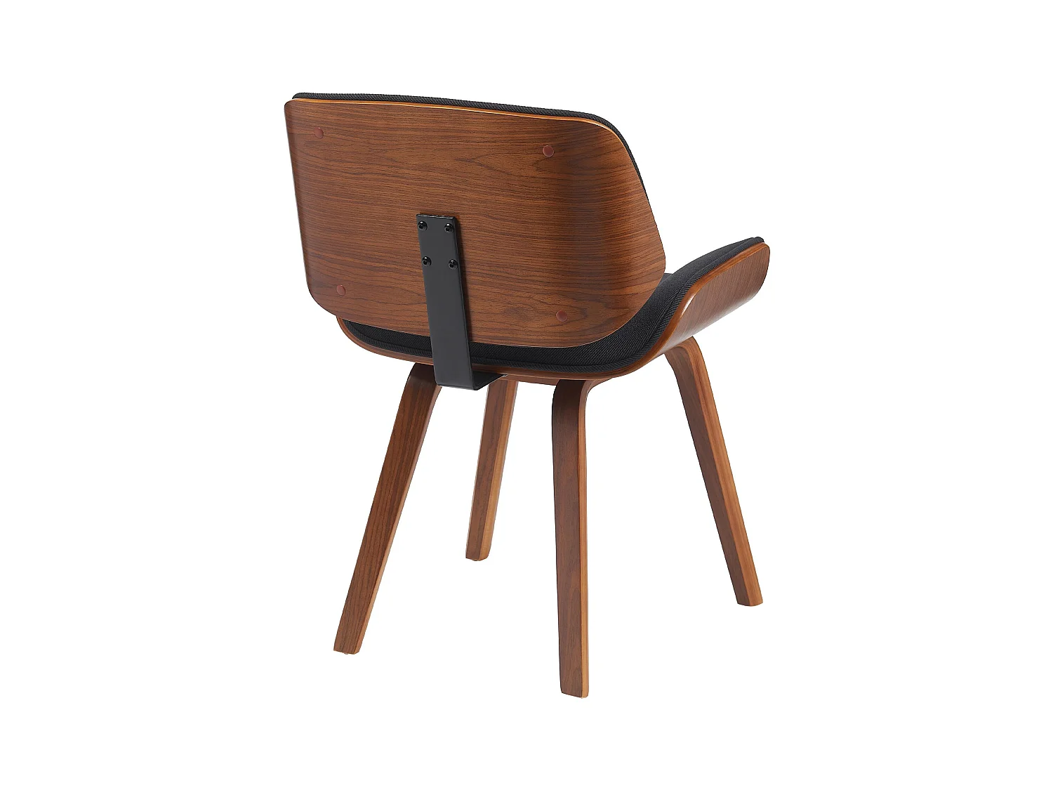 Chaise de conférence - Tissu - Noyer / Noir - Beverley