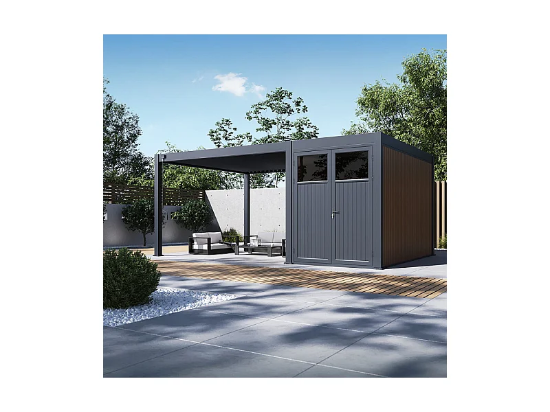 Casetta da giardino per pergola bioclimatica autoportante Ombréa - 4M
