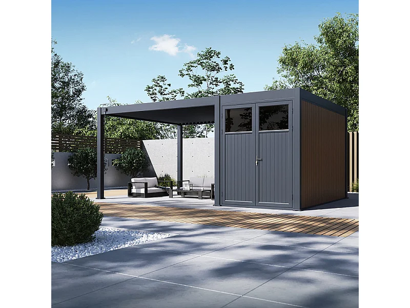 Casetta da giardino per pergola bioclimatica autoportante Ombréa - 4M