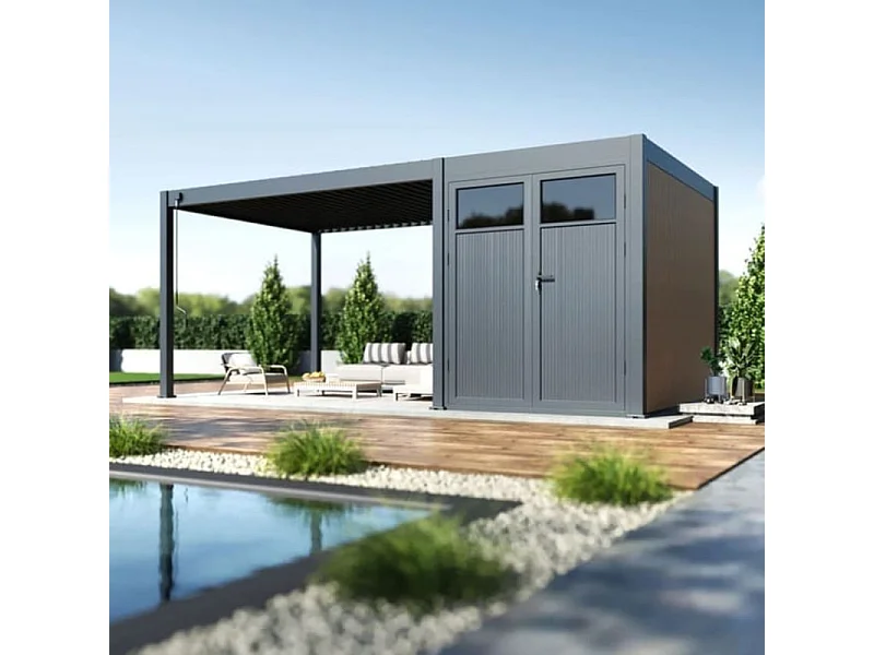 Casetta da giardino per pergola bioclimatica autoportante Ombréa - 3M