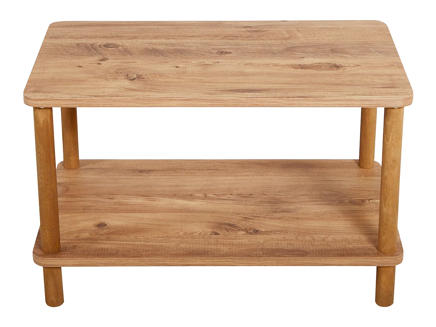 Table basse rectangulaire Jelling 43 x 70 x 44 cm effet bois [en.casa]