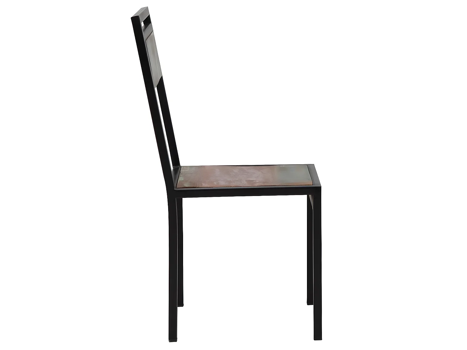 Chaise en bois coloré Ethnik (lot de 2)