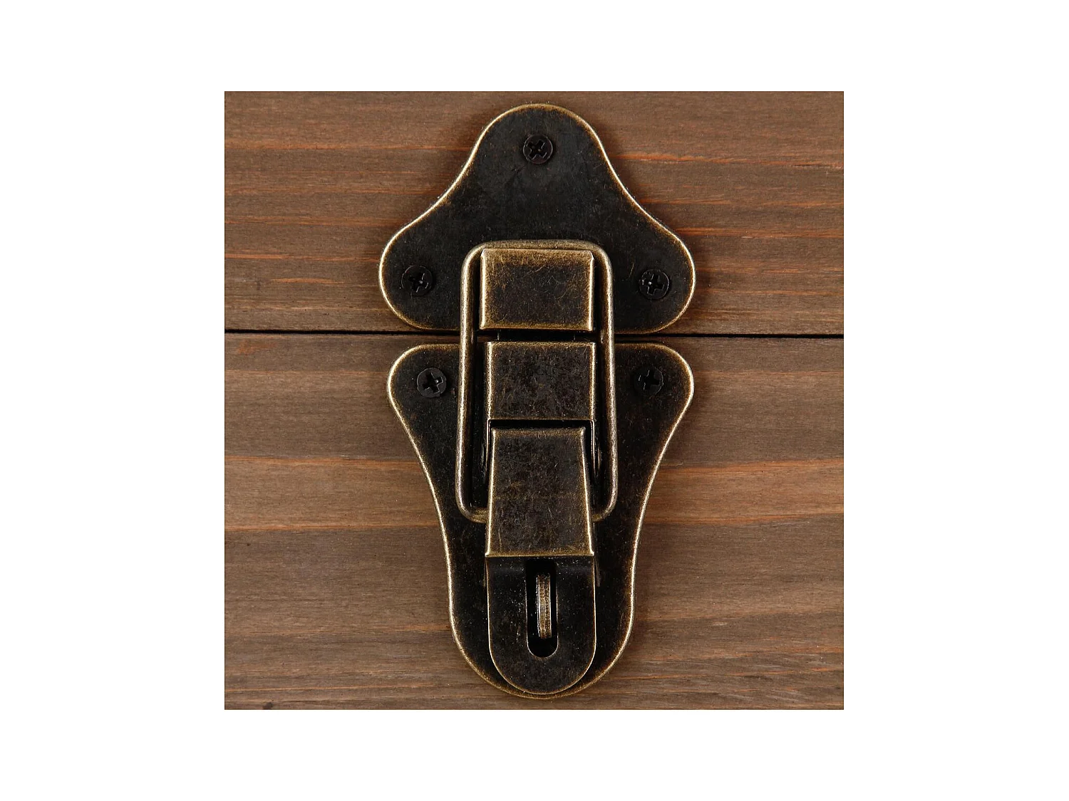 Set de 3 Malles de rangement en Bois déco Rétro factory