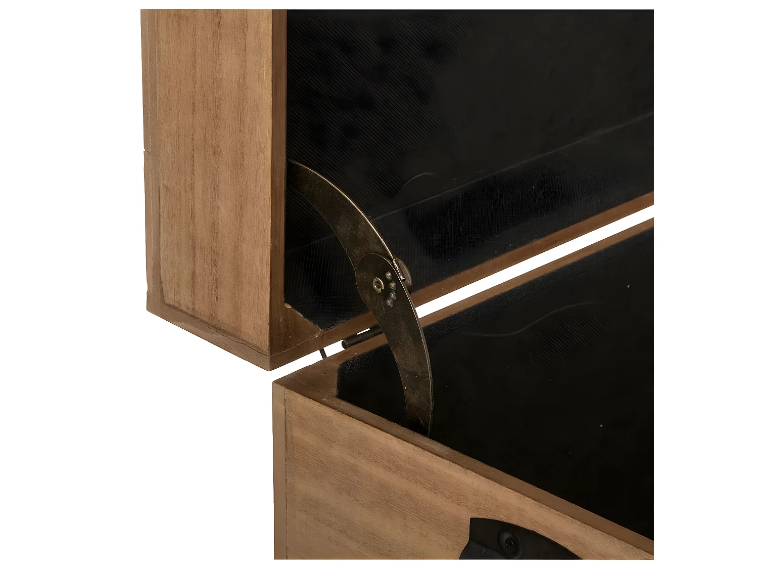 Set de 3 Malles de rangement en Bois déco Studio