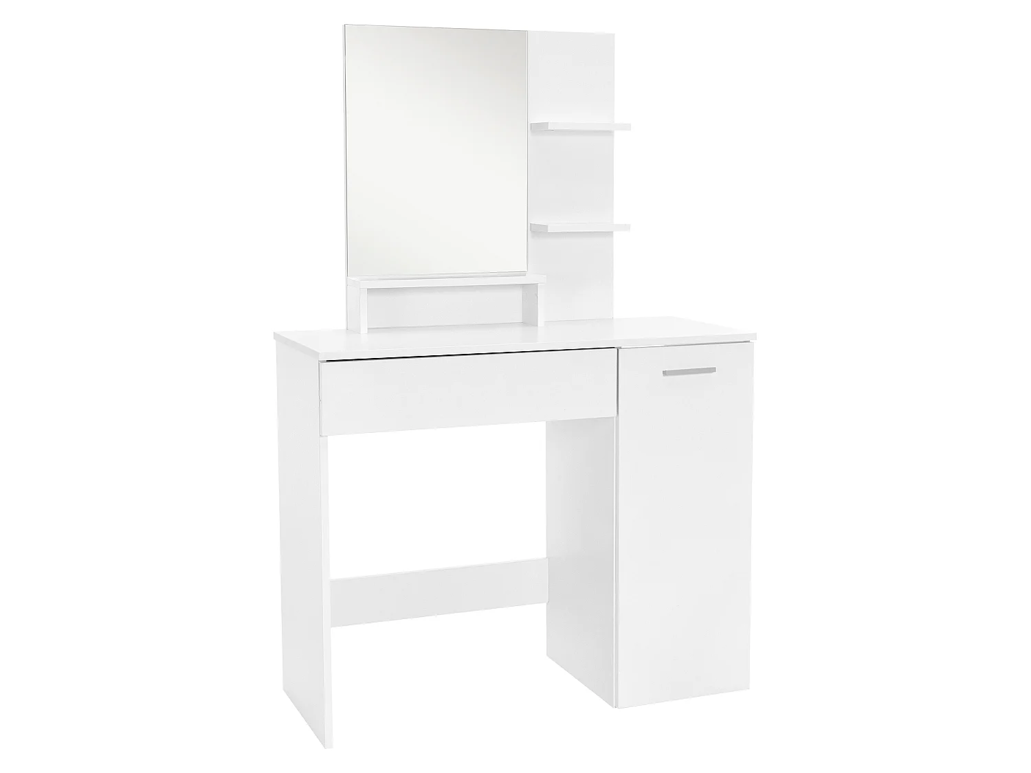 Coiffeuse moderne avec miroir + tabouret de maquillage en MDF ML-DESIGN
