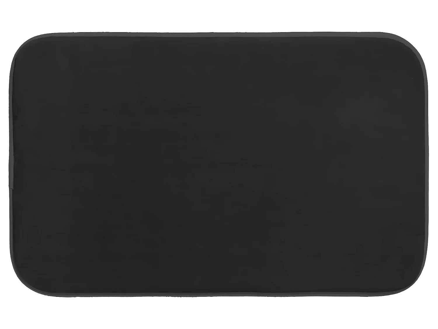 Tapis de salle de bain à mémoire de forme Noir 50 x 80 cm