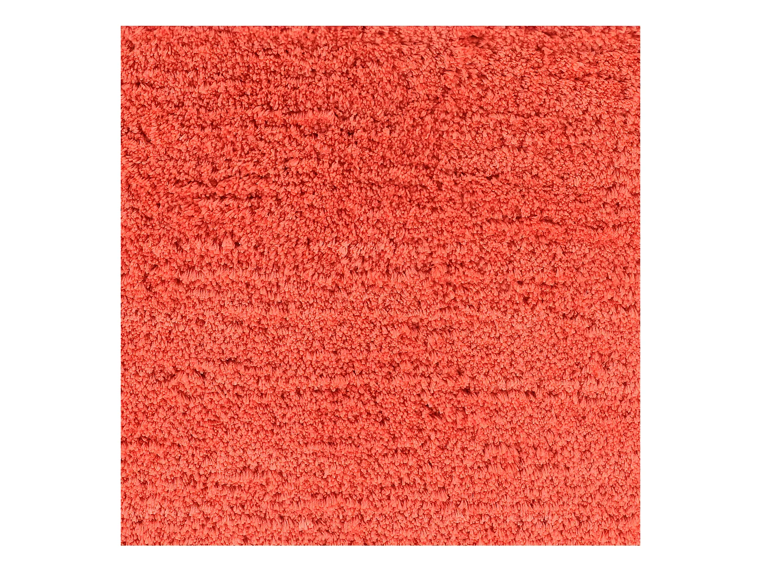 Tapis de salle de bain Corail Orange en Microfibre Confort et Doux 50 x 70 cm