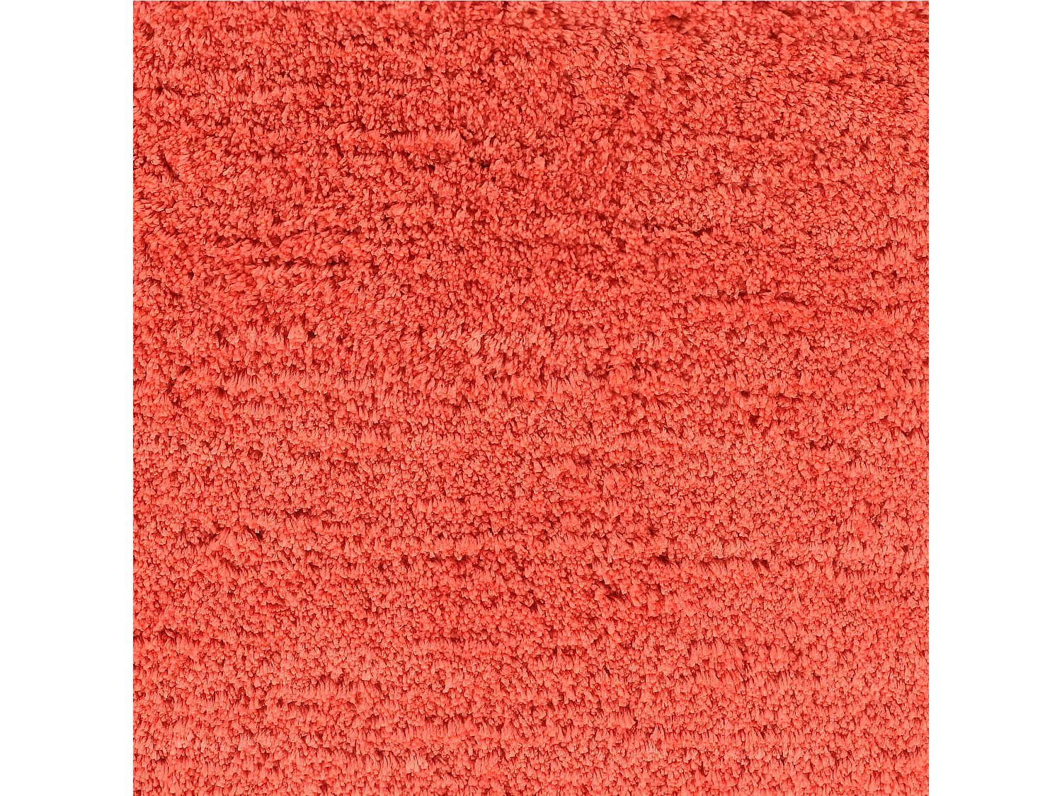 Tapis de salle de bain Corail Orange en Microfibre Confort et Doux 50 x 70 cm