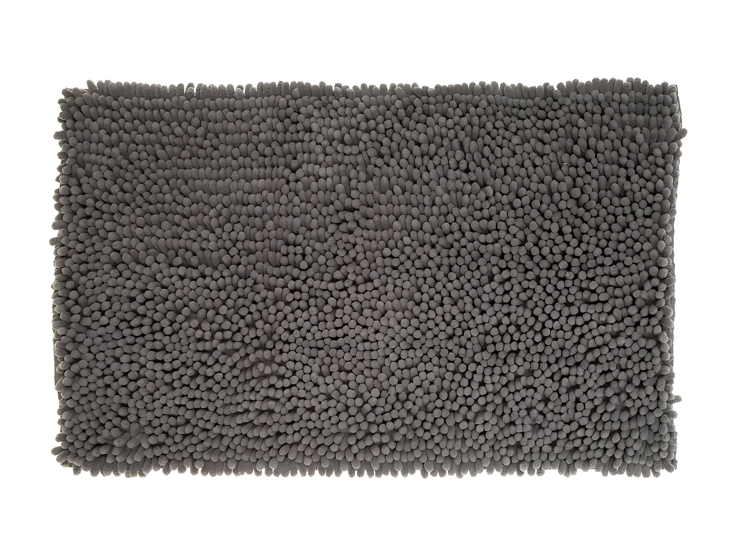 Tapis de Salle de bain Gris chenille maxi confort 50 x 80 cm