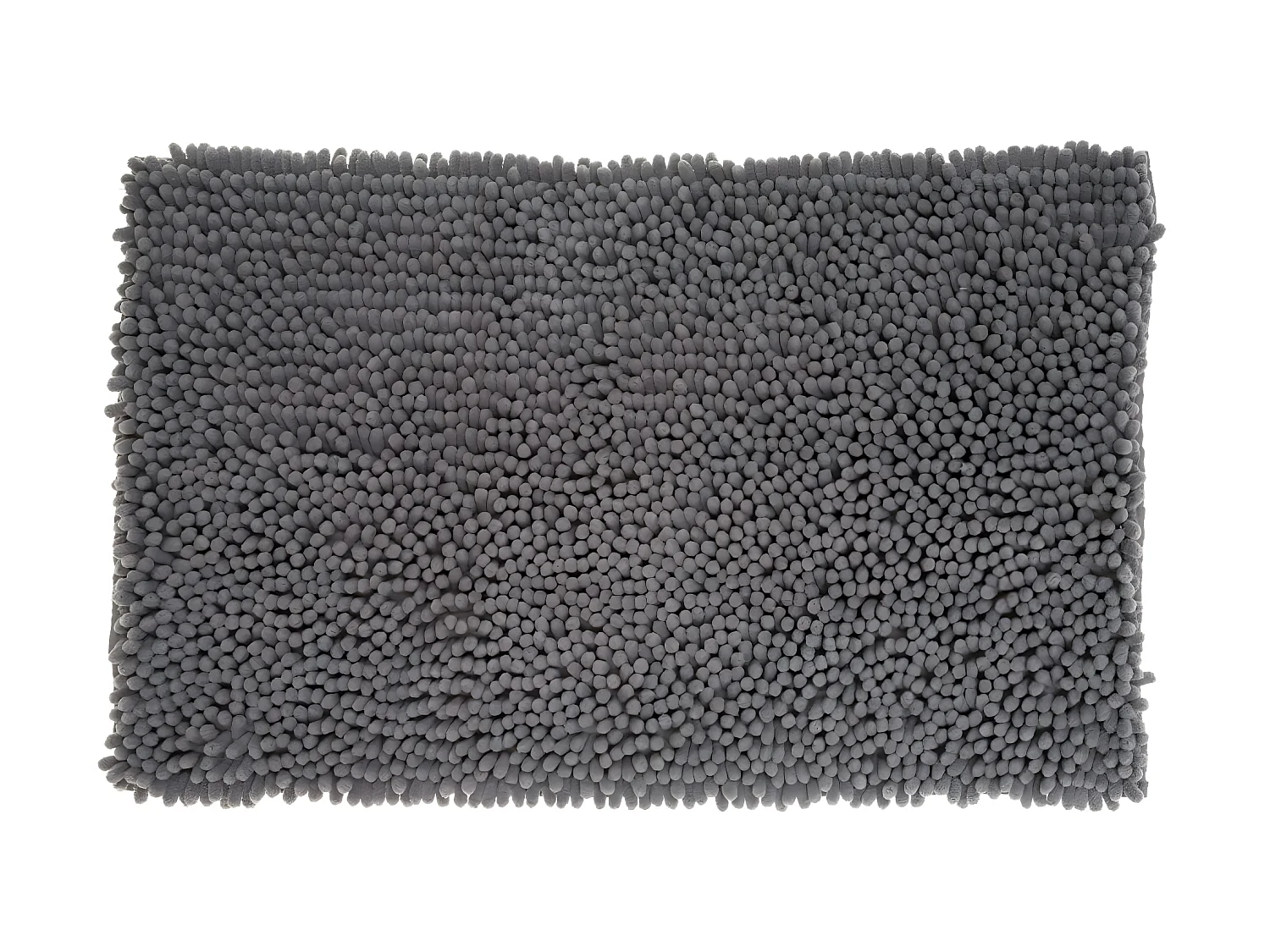 Tapis de Salle de bain Gris foncé chenille maxi confort 50 x 80 cm