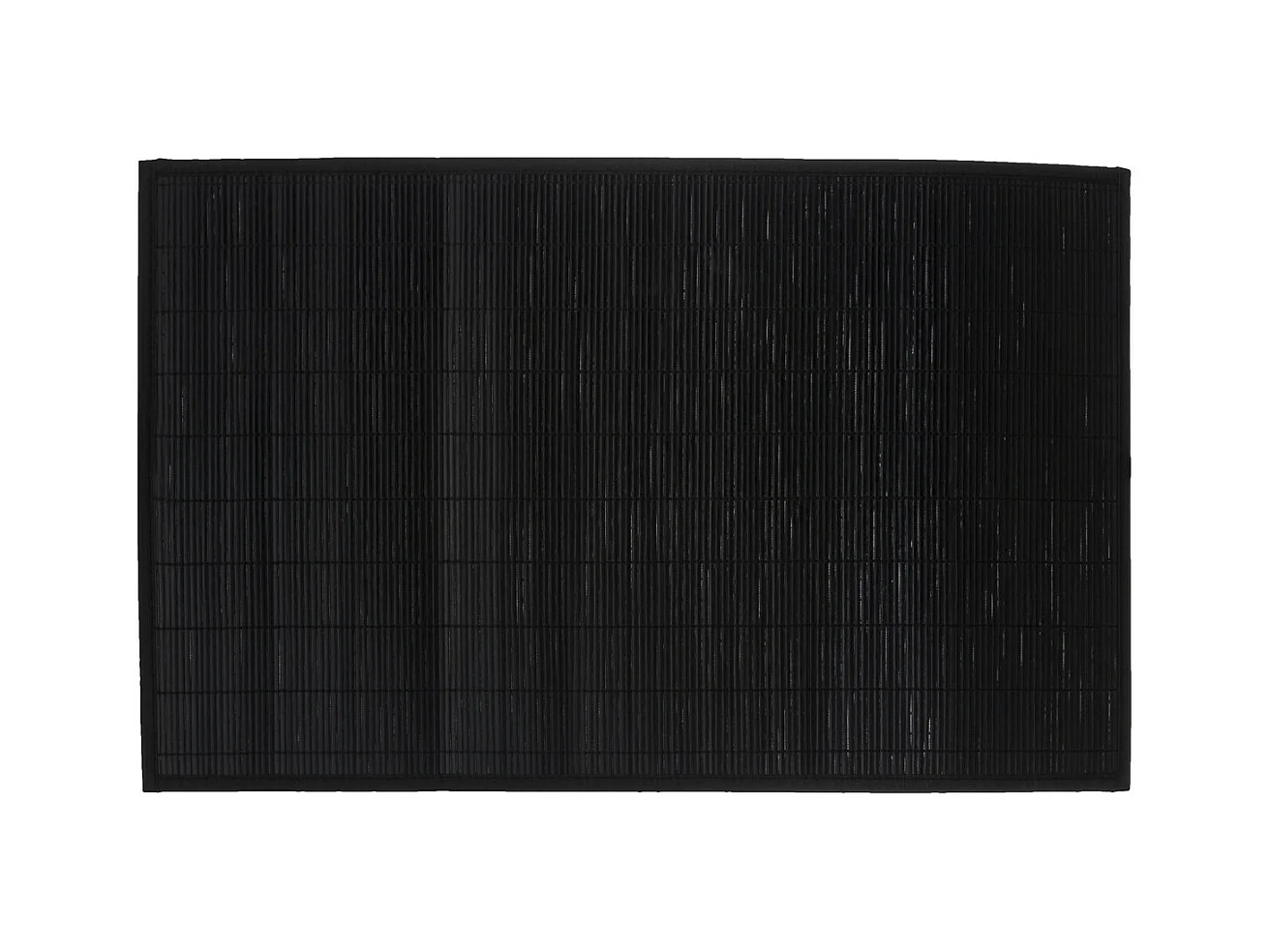 Tapis de Bain Lattes en Bambou Noir 120 x 170 cm