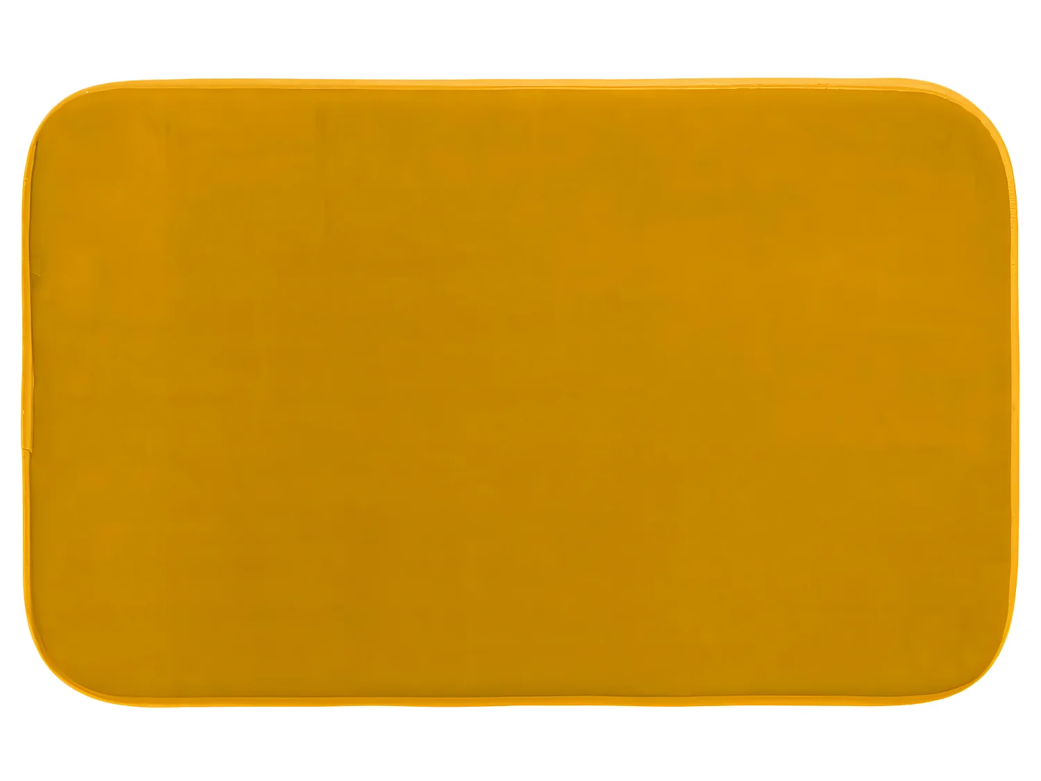 Tapis de salle de bain à mémoire de forme Moutarde 50 x 80 cm