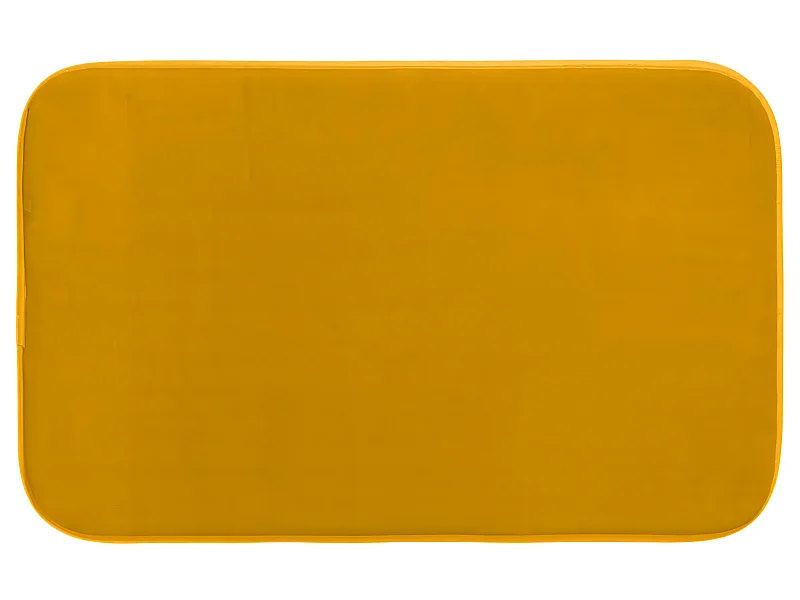 Tapis de salle de bain à mémoire de forme Moutarde 50 x 80 cm