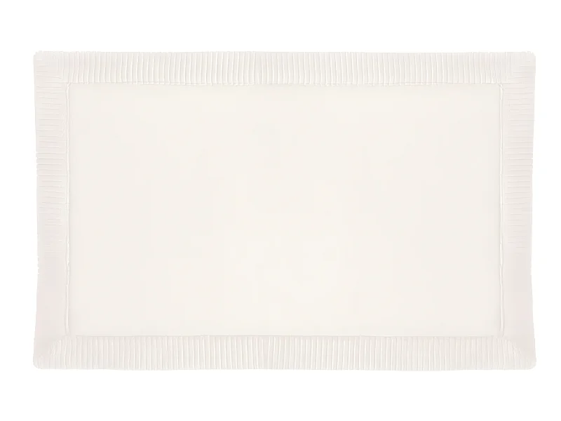 Tapis de Salle de bain Blanc à mémoire de forme 50 x 80 cm