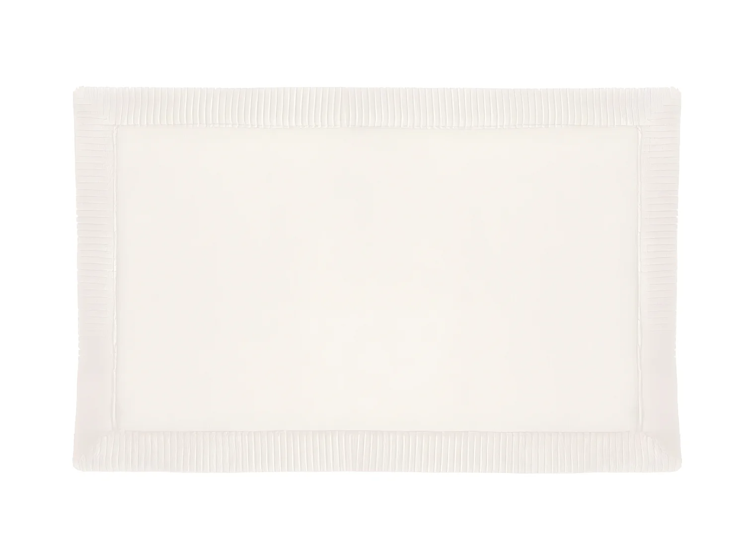 Tapis de Salle de bain Blanc à mémoire de forme 50 x 80 cm