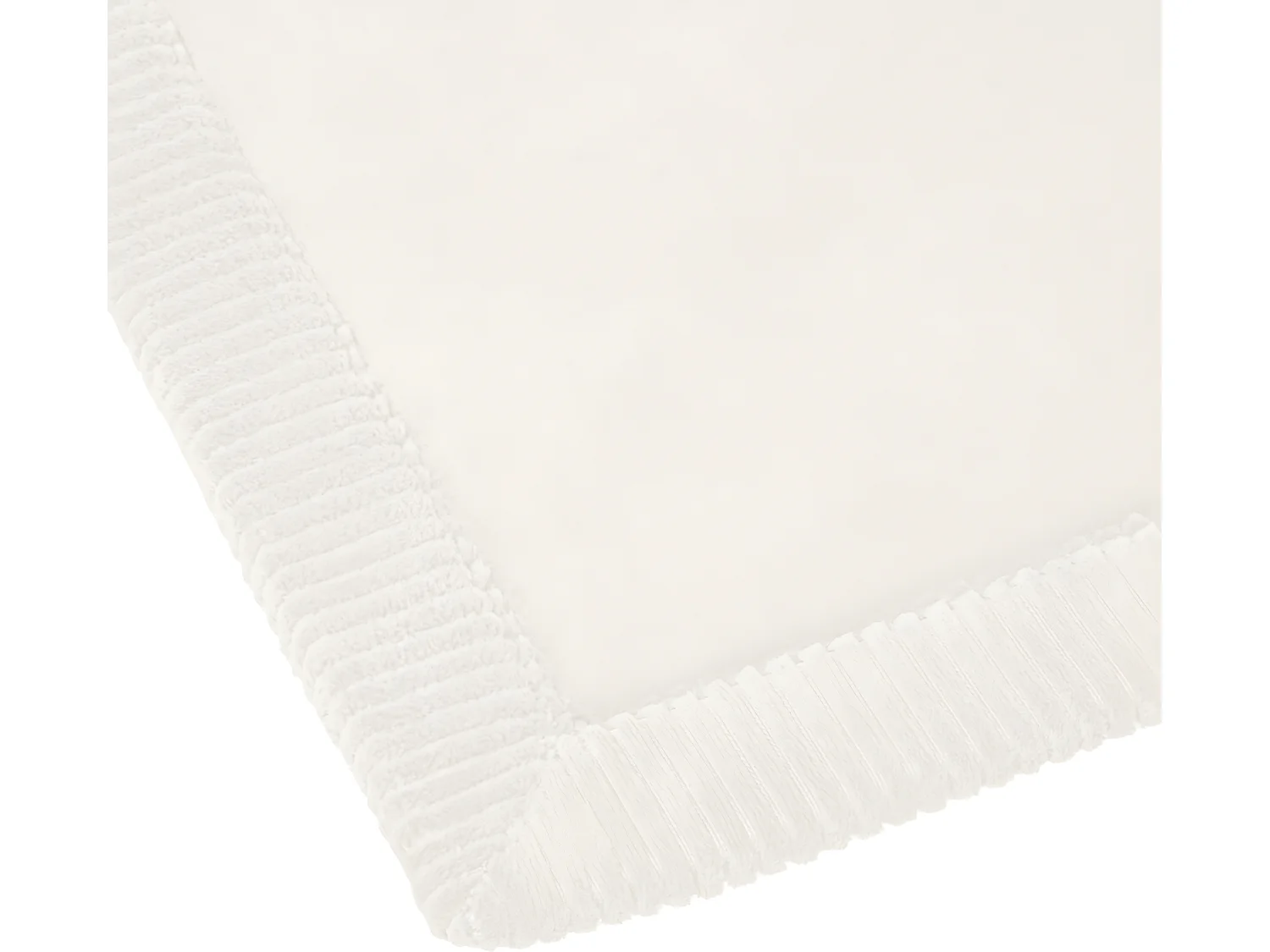 Tapis de Salle de bain Blanc à mémoire de forme 50 x 80 cm