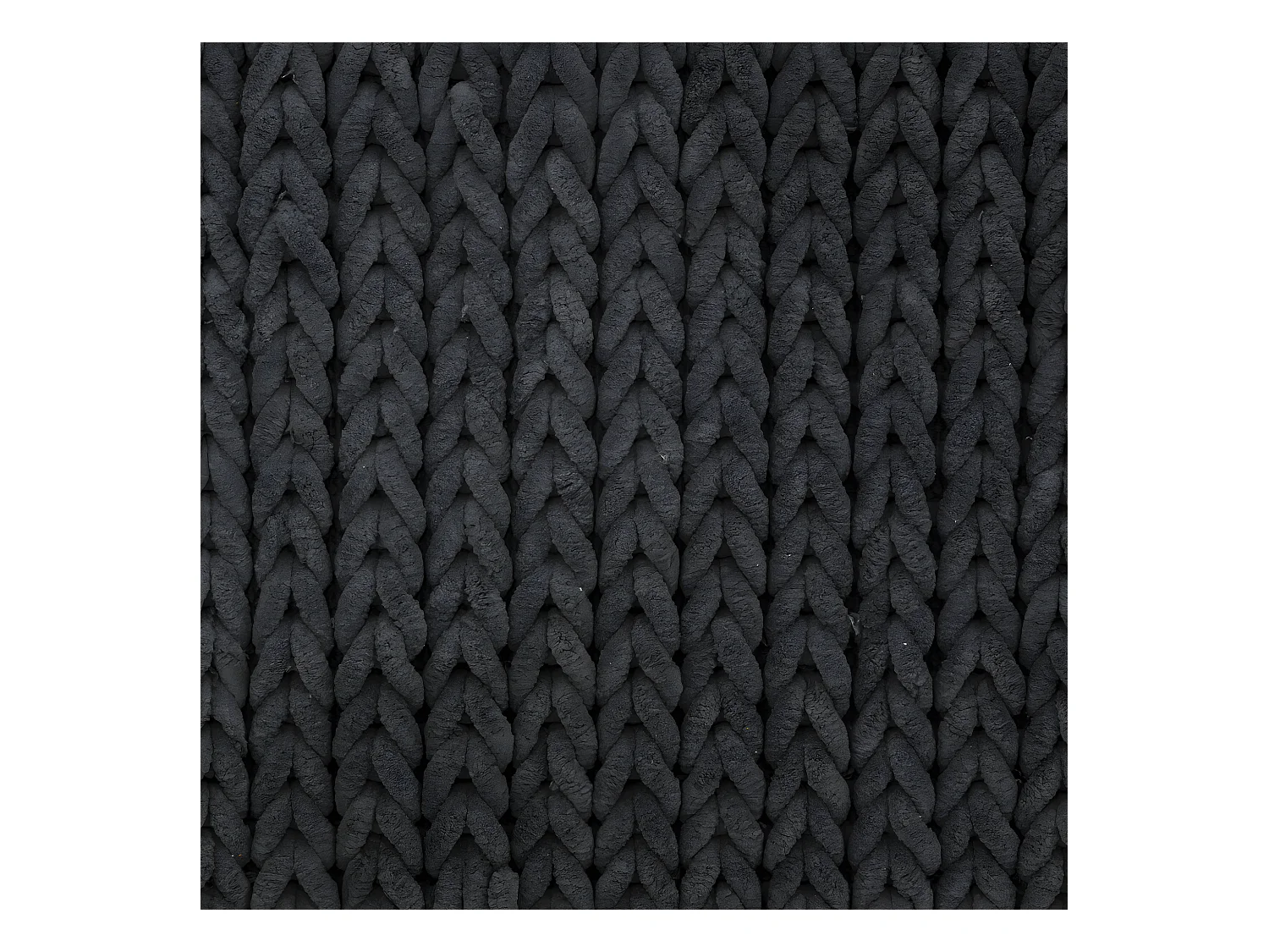 Grand Tapis de Salle de Bain épais Gris foncé 50 x 120 cm