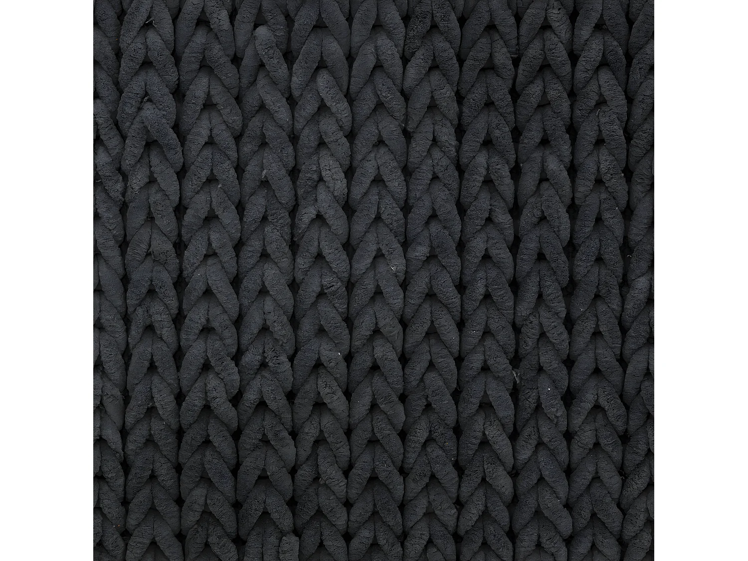 Grand Tapis de Salle de Bain épais Gris foncé 50 x 120 cm