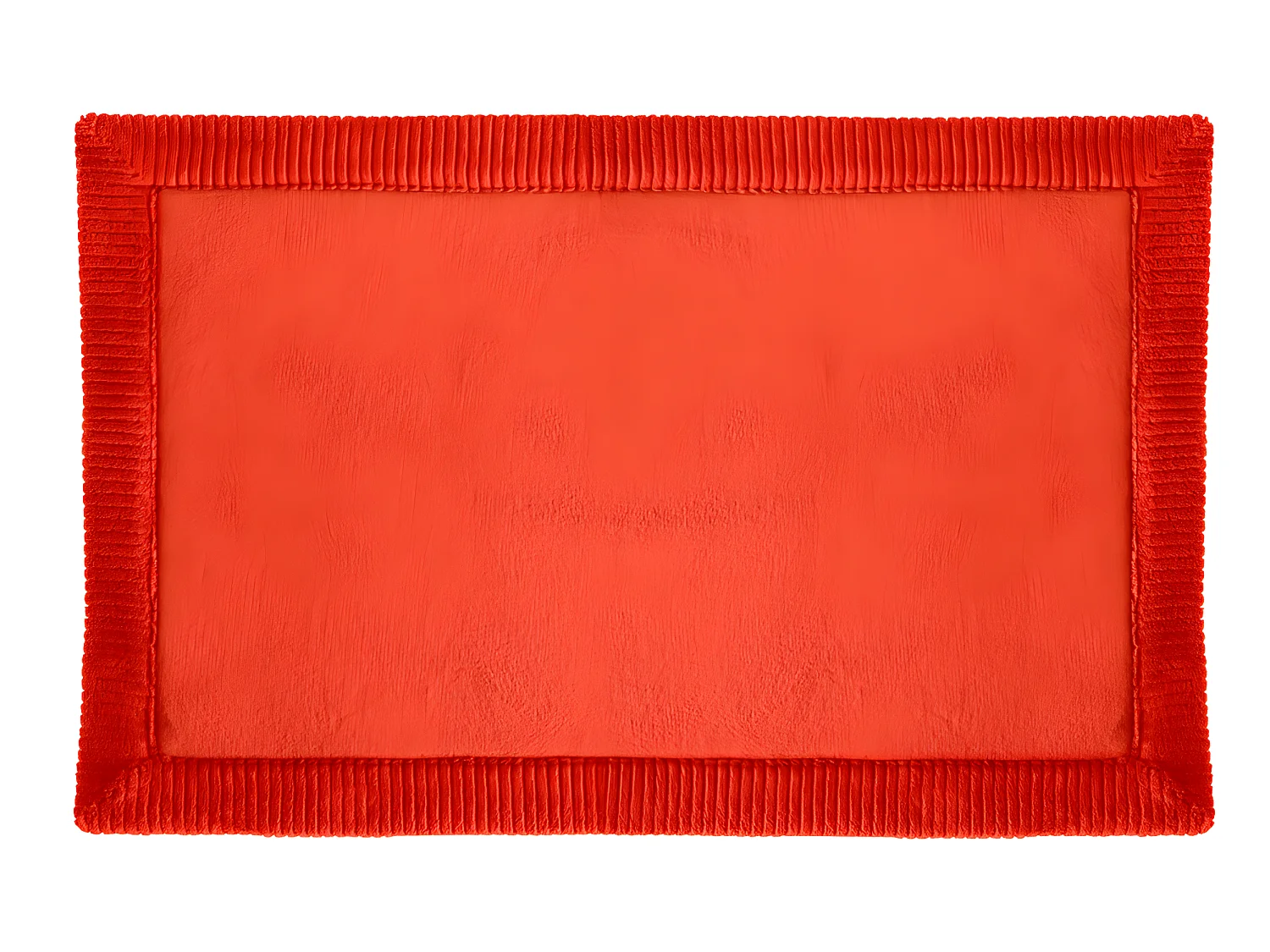 Tapis de Salle de bain Rose nacarat à mémoire de forme 50 x 80 cm