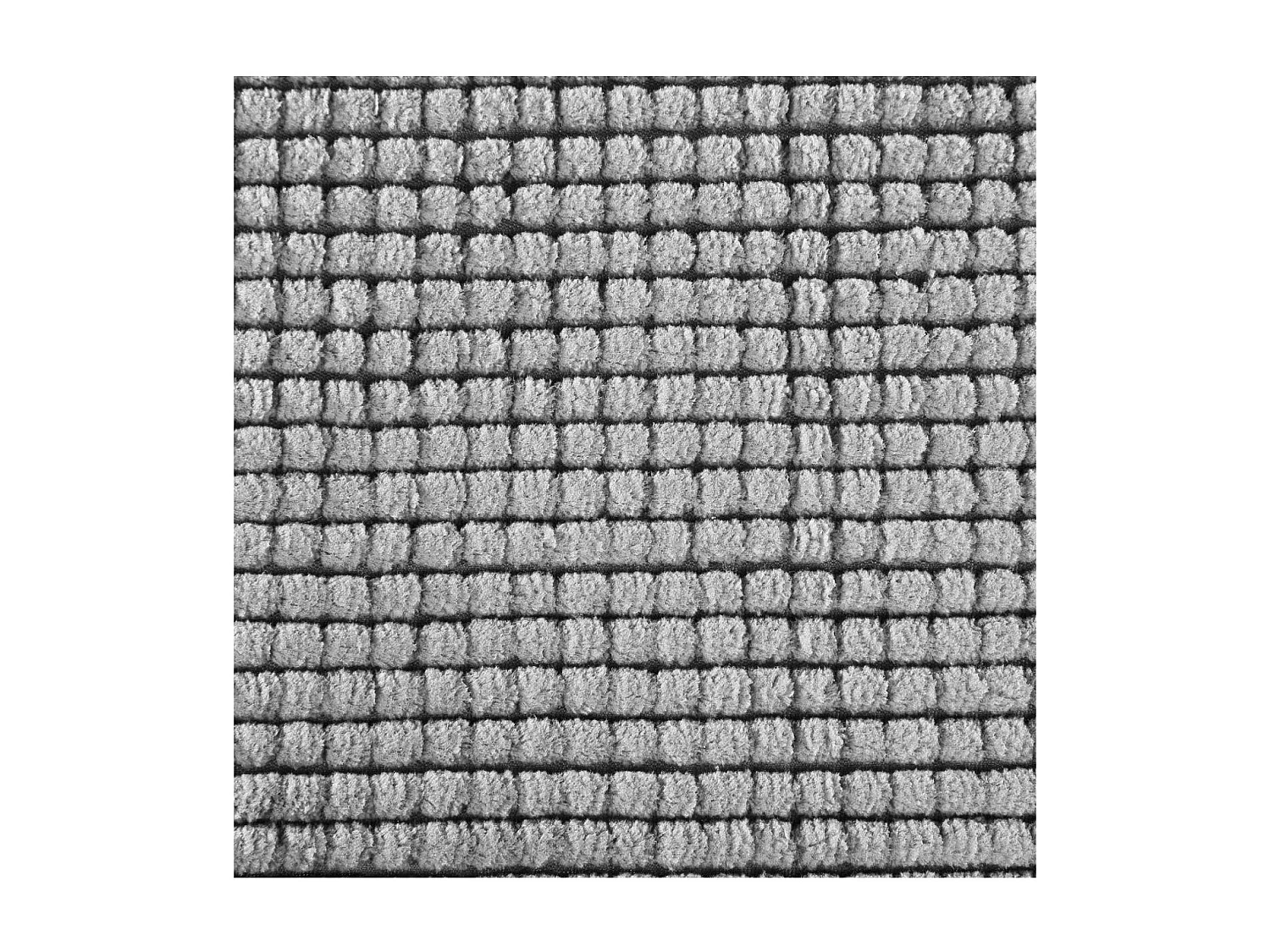 Tapis de Salle de bain Gris chenille 50 x 80 cm