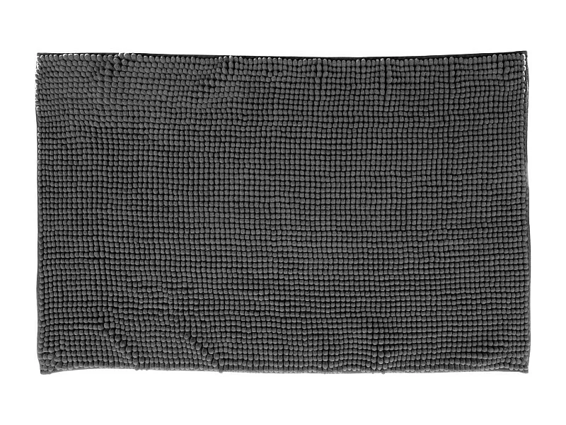 Tapis de Salle de bain Gris chenille 50 x 80 cm