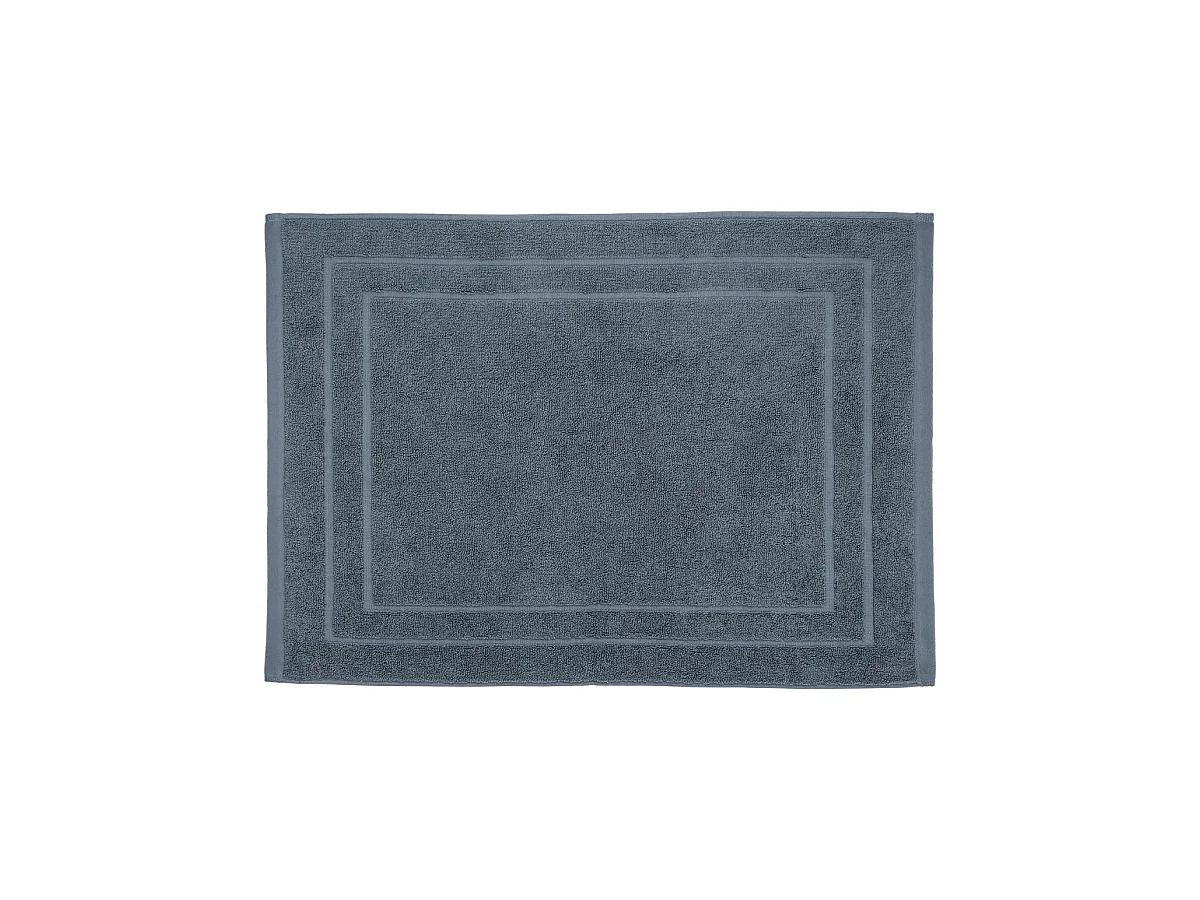 Tapis de salle de Bain en coton Gris foncé 50 x 70 cm