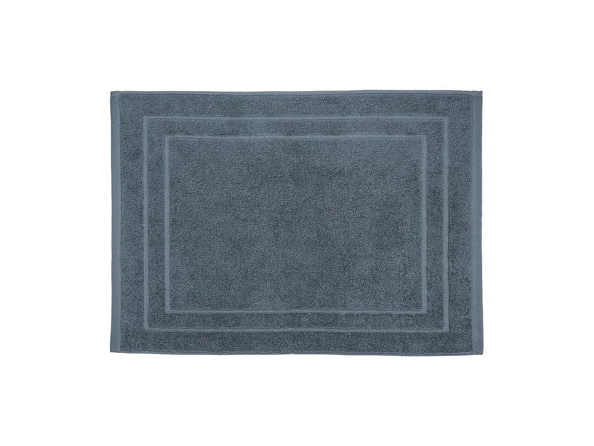 Tapis de salle de Bain en coton Gris foncé 50 x 70 cm