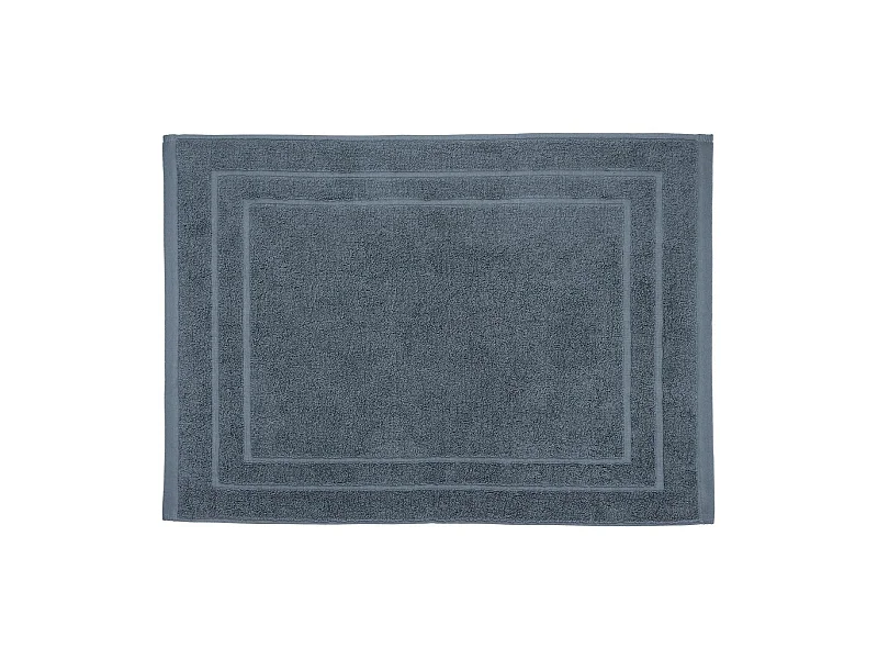 Tapis de salle de Bain en coton Gris foncé 50 x 70 cm