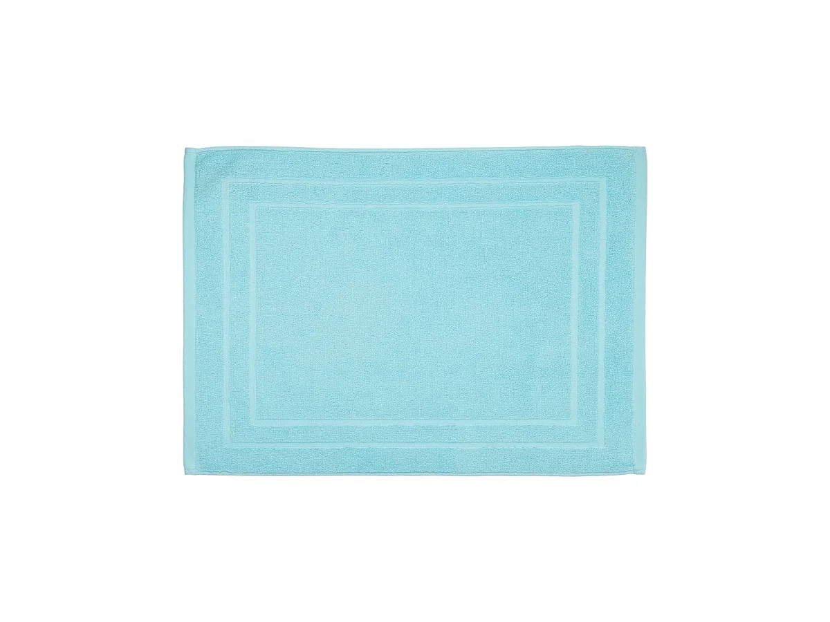 Tapis de salle de Bain en coton Aqua 50 x 70 cm