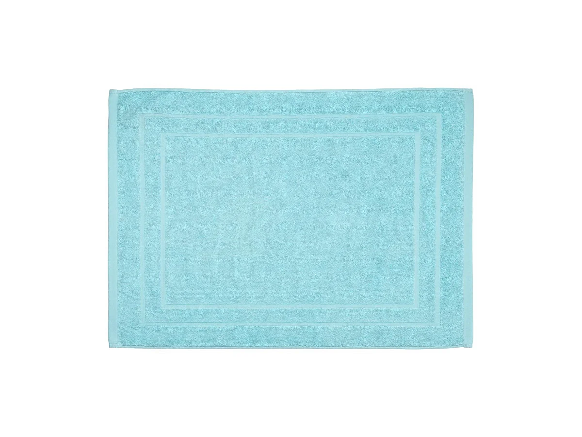 Tapis de salle de Bain en coton Aqua 50 x 70 cm