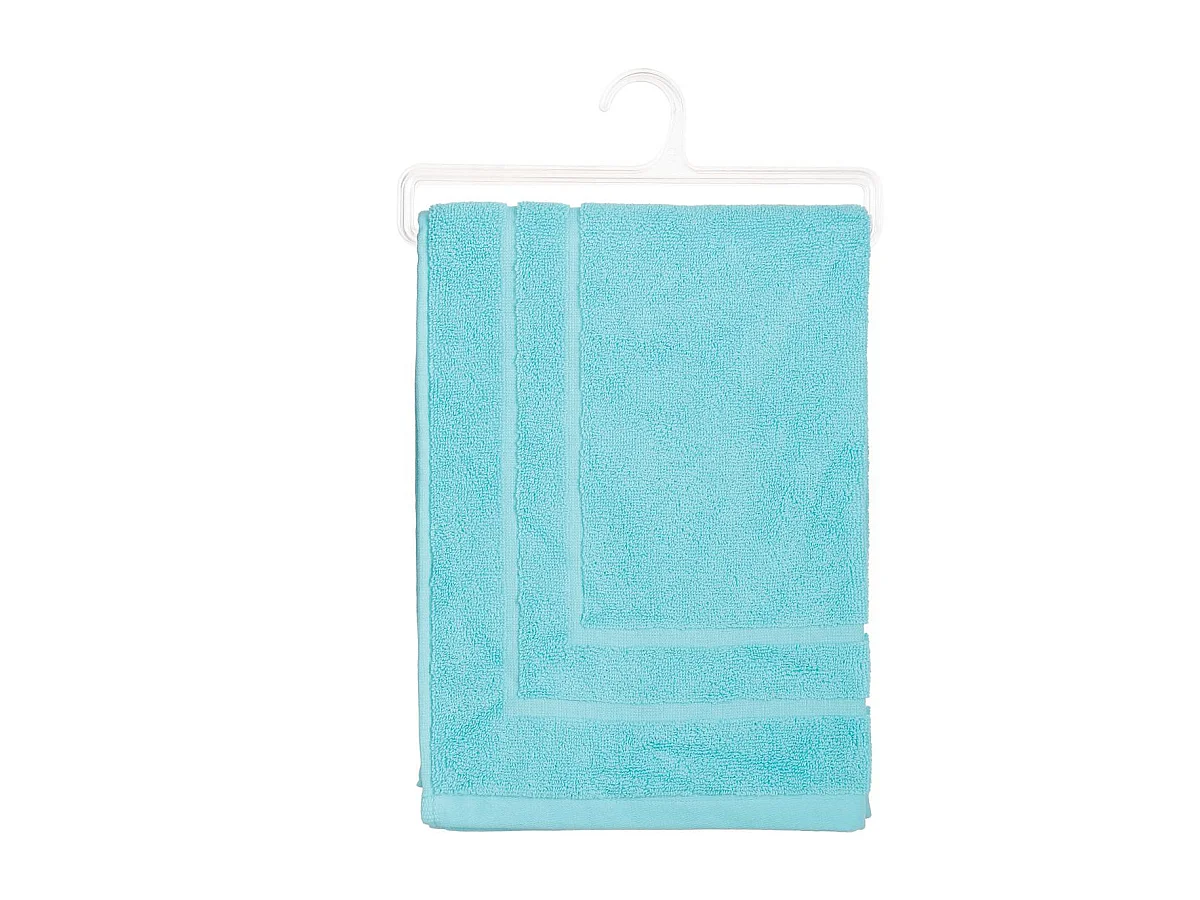 Tapis de salle de Bain en coton Aqua 50 x 70 cm