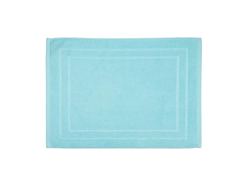 Tapis de salle de Bain en coton Aqua 50 x 70 cm