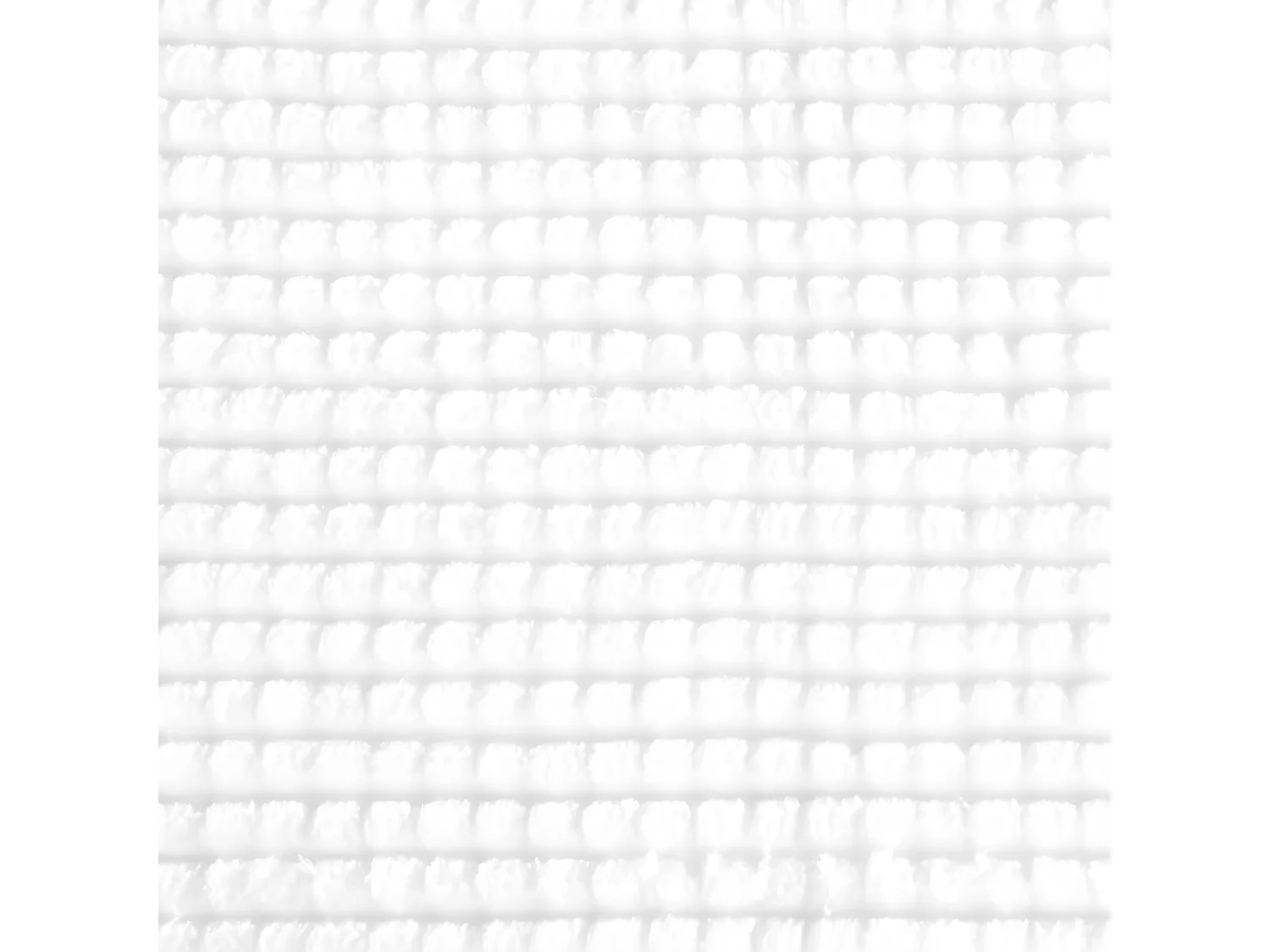 Tapis de Salle de bain Blanc chenille 50 x 80 cm