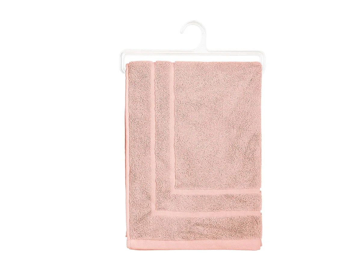 Tapis de salle de Bain en coton Rose 50 x 70 cm