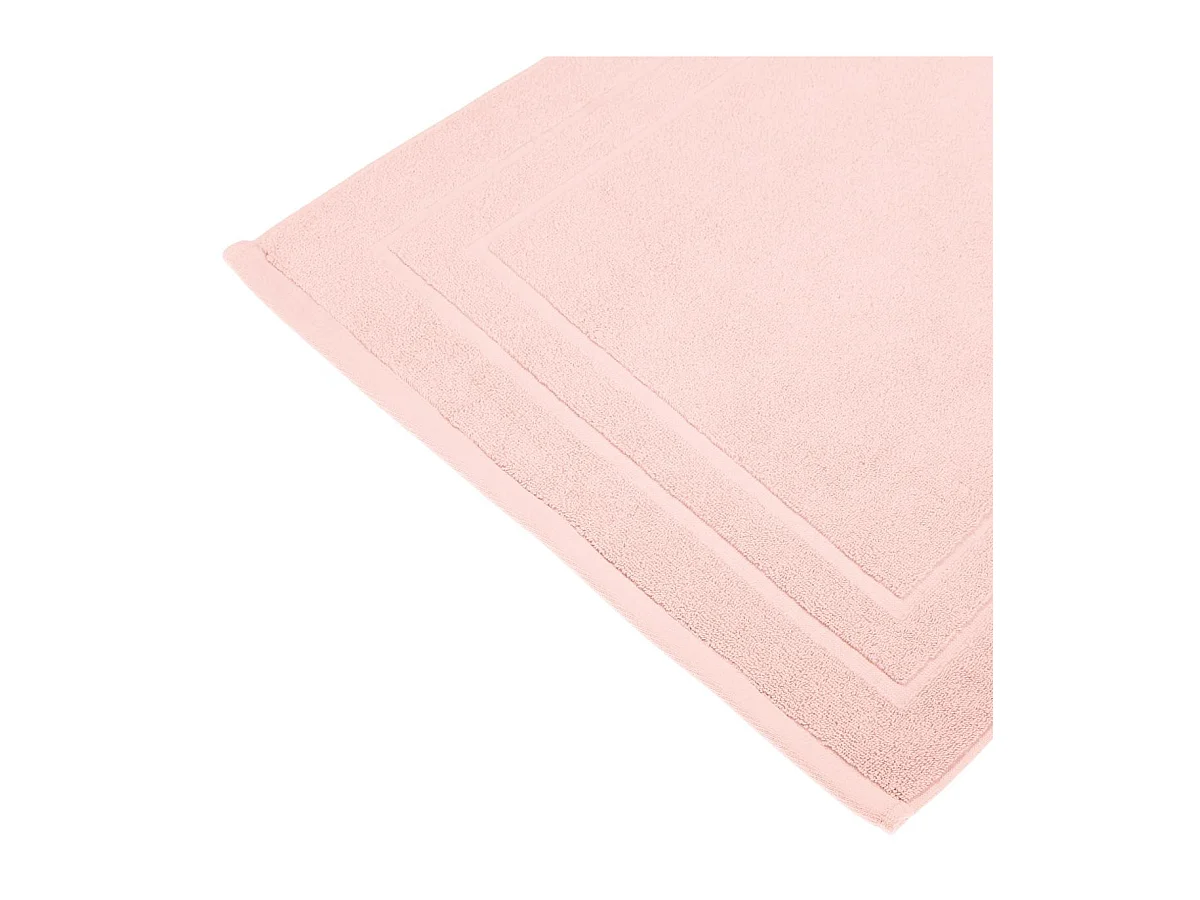 Tapis de salle de Bain en coton Rose 50 x 70 cm