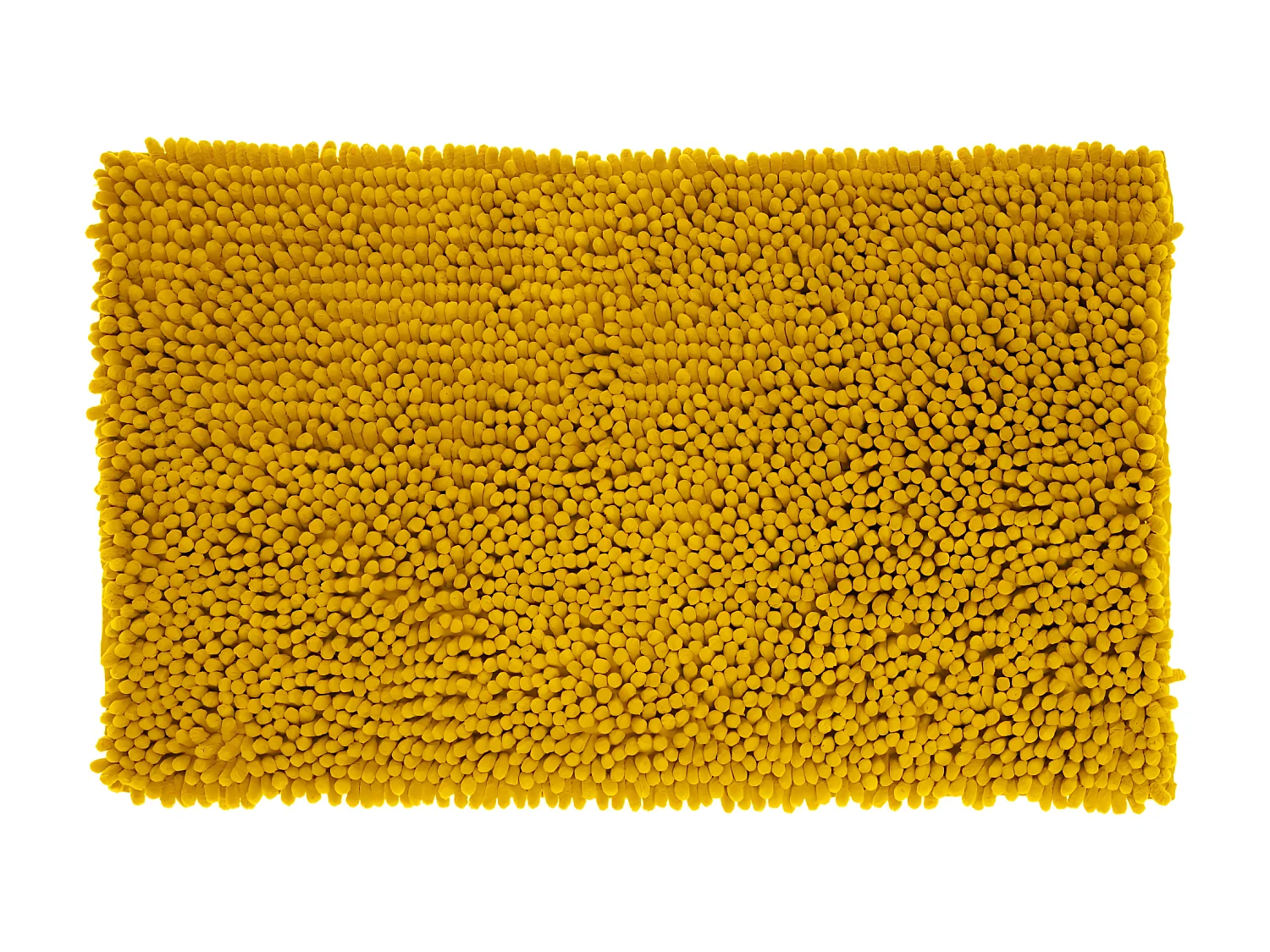 Tapis de Salle de bain Ocre chenille maxi confort 50 x 80 cm