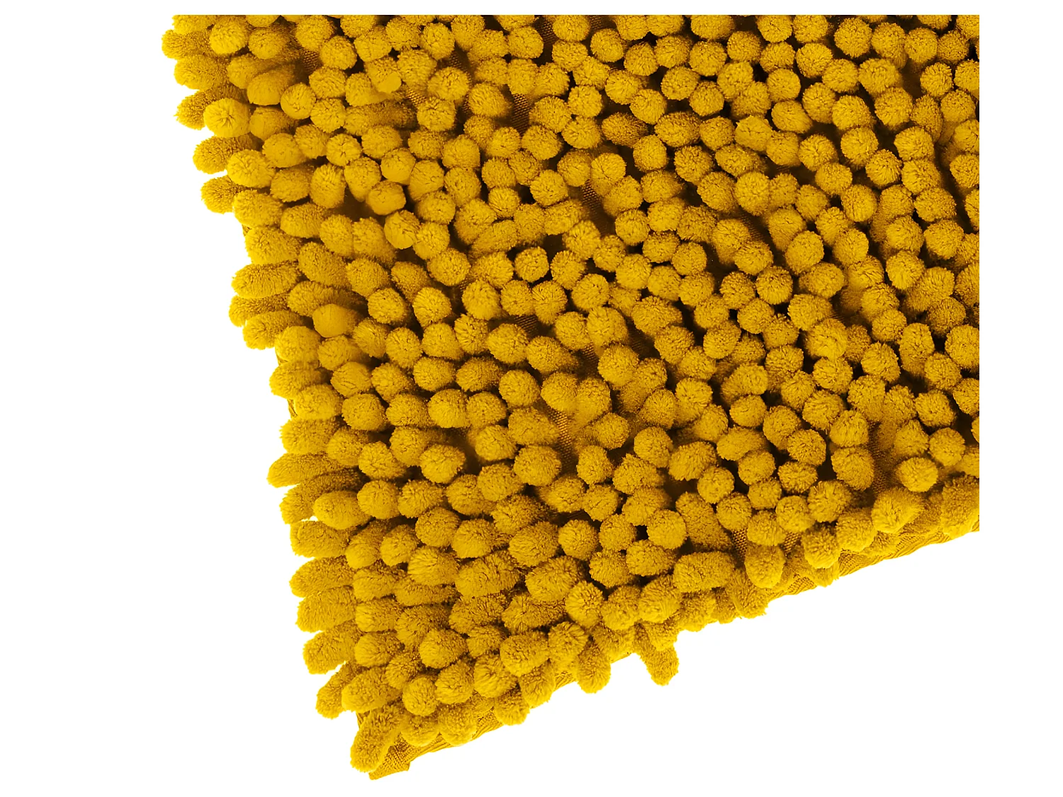 Tapis de Salle de bain Ocre chenille maxi confort 50 x 80 cm