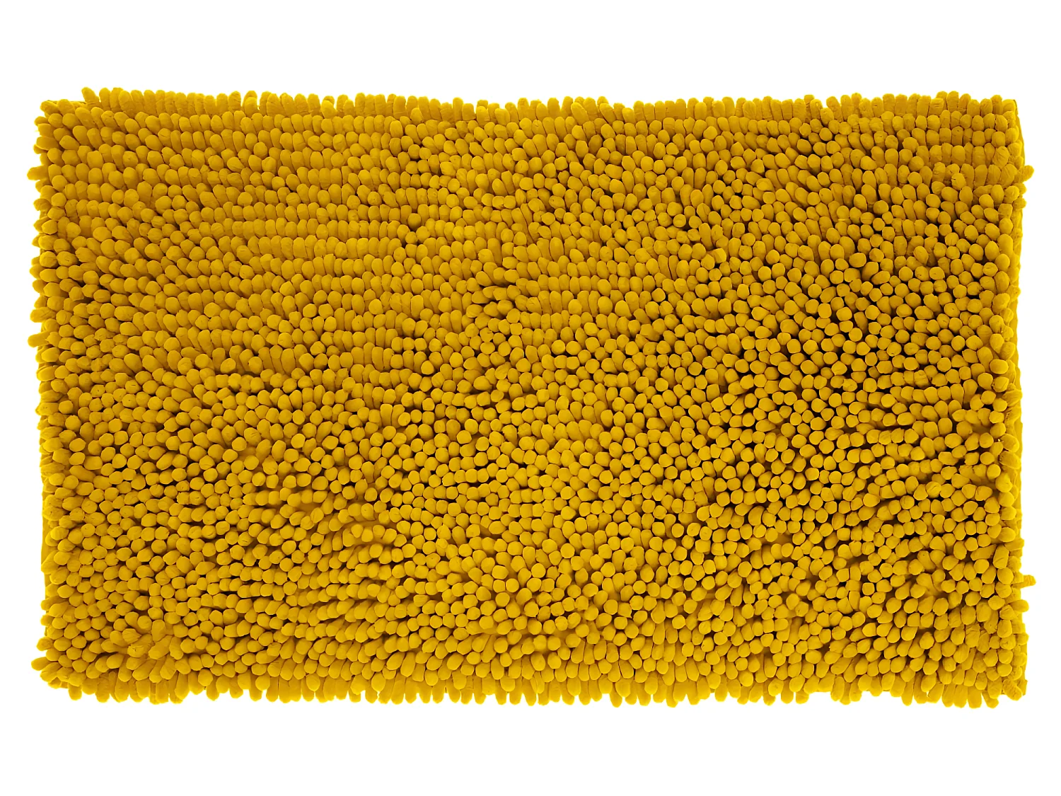 Tapis de Salle de bain Ocre chenille maxi confort 50 x 80 cm