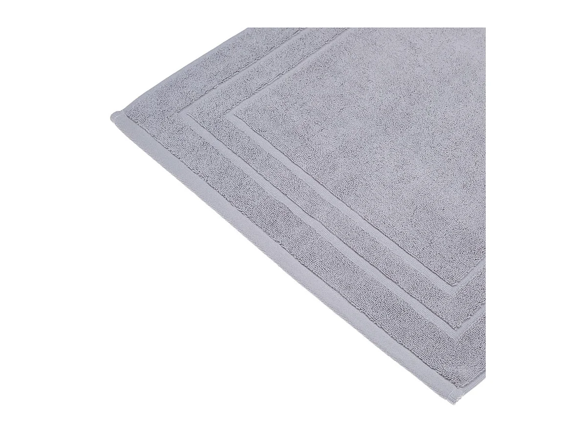 Tapis de salle de Bain en coton Taupe 50 x 70 cm