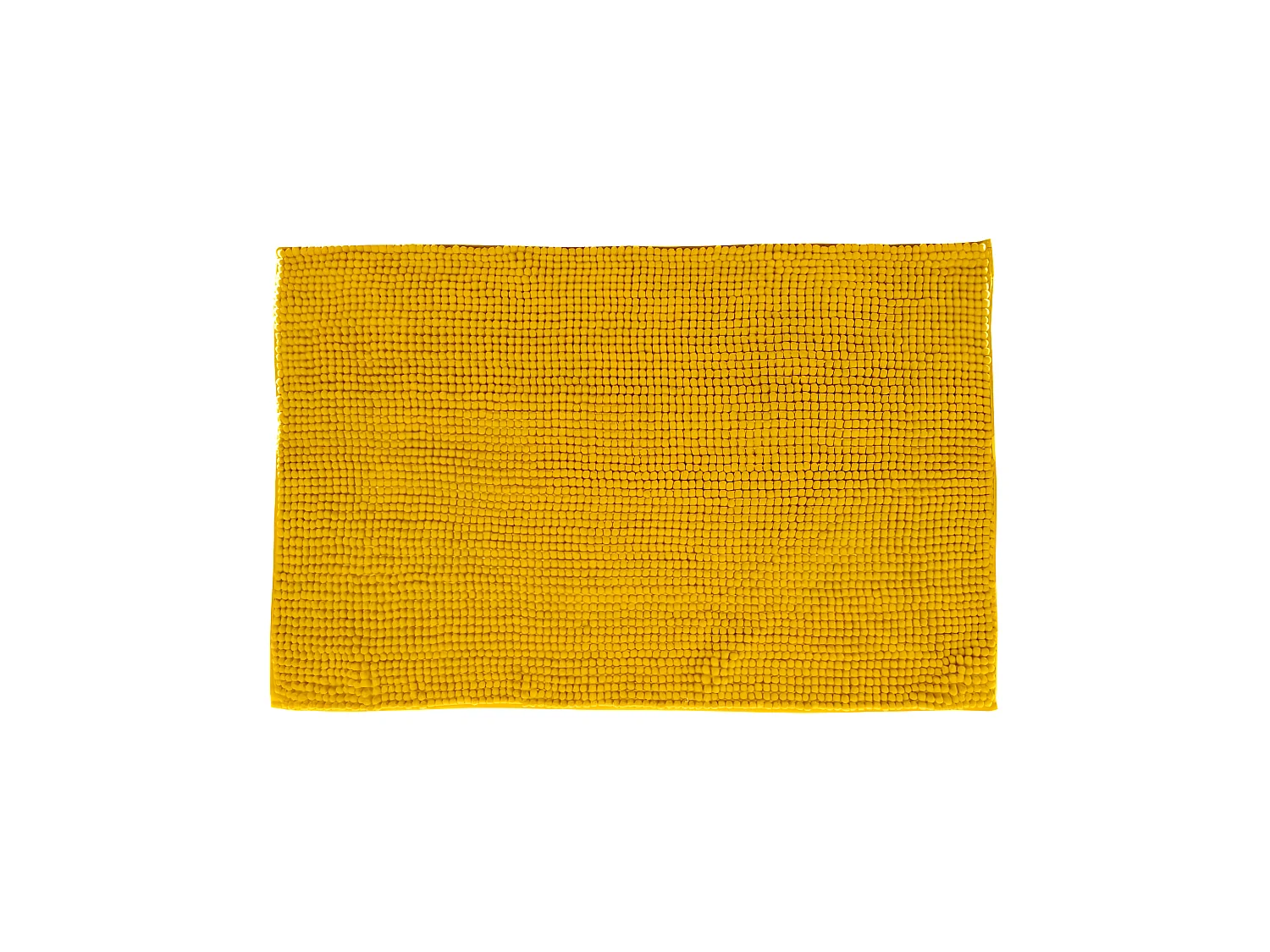 Tapis de Salle de bain Ocre chenille 50 x 80 cm