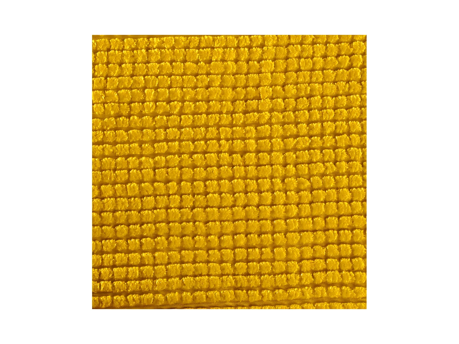 Tapis de Salle de bain Ocre chenille 50 x 80 cm