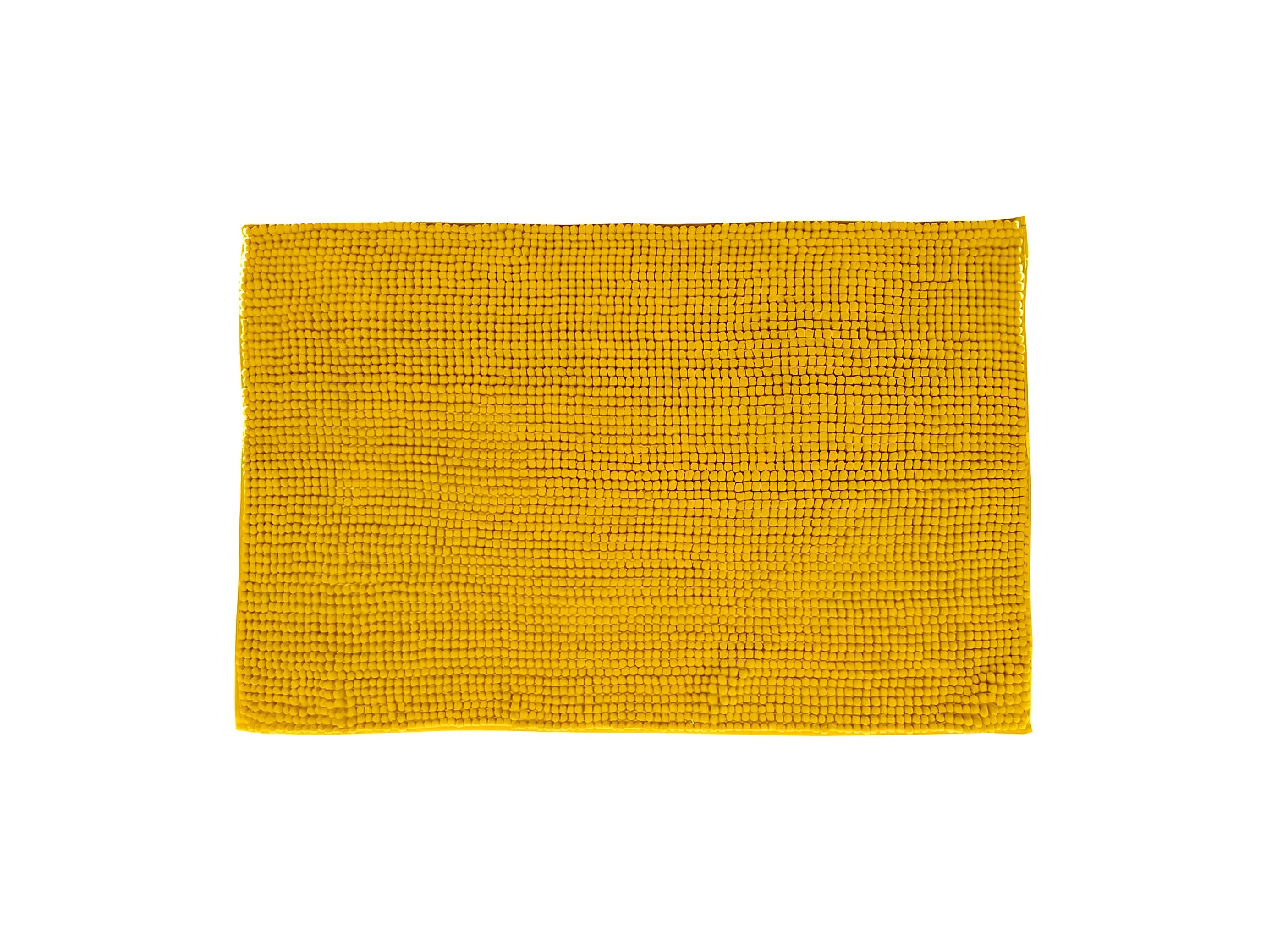 Tapis de Salle de bain Ocre chenille 50 x 80 cm