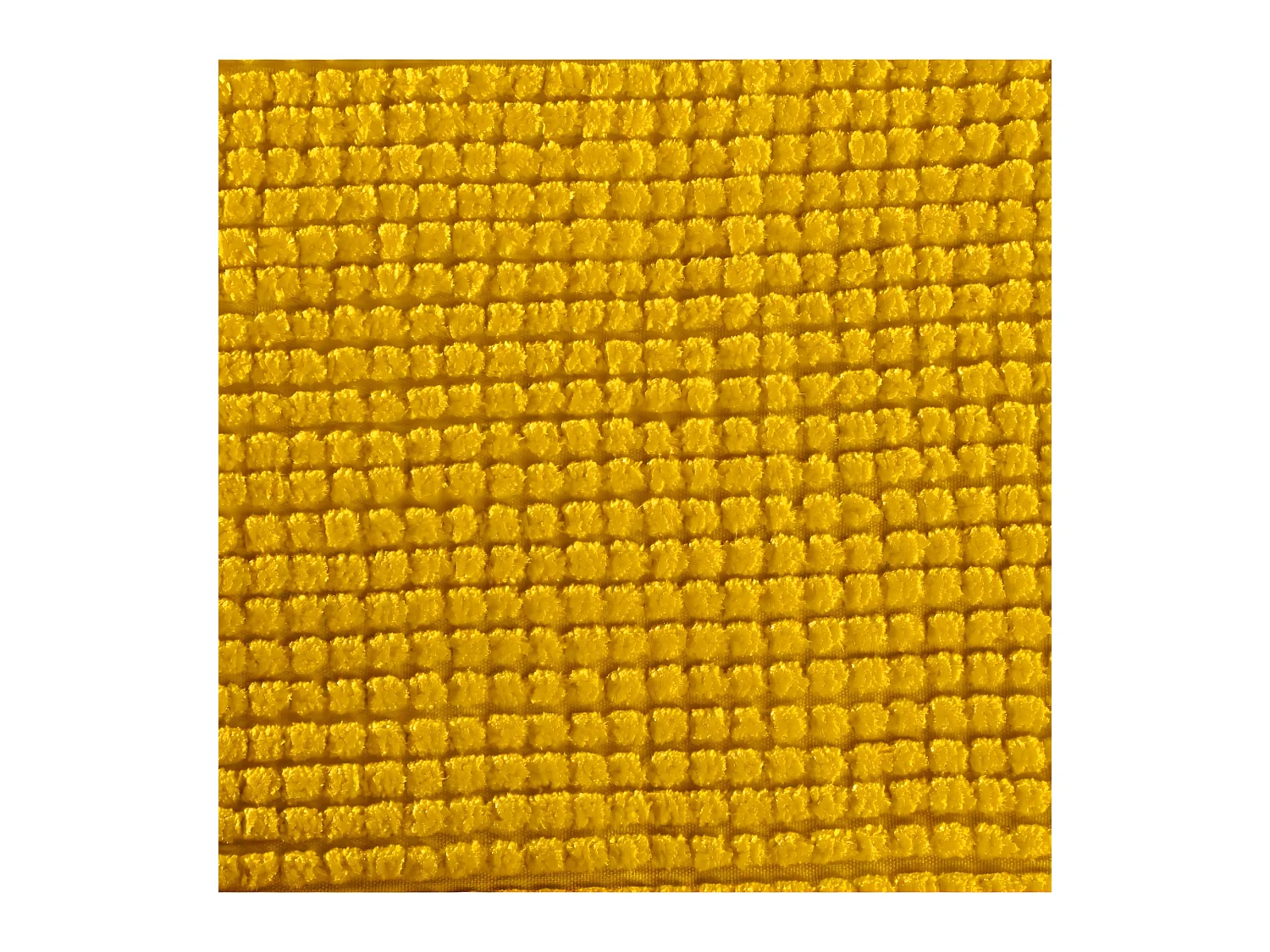 Tapis de Salle de bain Ocre chenille 50 x 80 cm